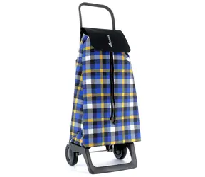 Torba na zakupy Rolser Jet Scottish Joy na kółkach, czarna