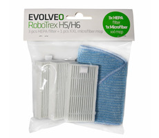 Akcesoria Evolveo do RoboTrex H5 / (3 szt. Filtr HEPA + 1 szt. Mop z mikrofibry XXL)