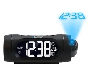 Blaupunkt CRP9BK czarny / Radiobudzik / FM PLL / termometr / projekcja 