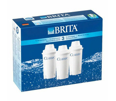Wkłady do wody Brita Classic Pack 3 / zapasowe wkłady filtrujące do czajnika Aluna / 3 szt