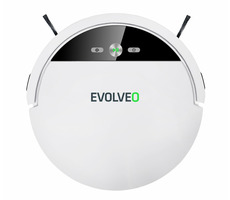 Evolveo RoboTrex H6 biały / odkurzacz automatyczny / 2600 mAh / 62 db / HEPA / wycieranie wodą / stacja / kontroler
