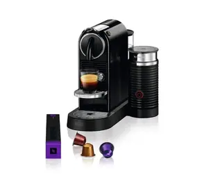 DeLonghi Nespresso Citiz & Milk EN267.BAE czarny / Ekspres do kawy na kapsułki / nespresso / 1710 W / 19 bar / 1 l 