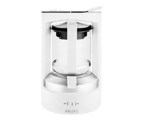 Ekspres do kawy Krups KM 4689 biały / kroplowy / pojemność 1L / 850 W