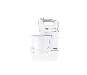 BOSCH MFQ36490 biały / Mikser ręczny / 450W / 5 prędkości / turbo / 2 przystawki / akcesoria