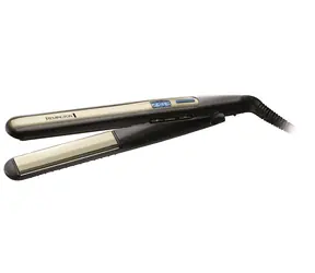 Remington S6500 Sleek & Curl / prostownica do włosów / wyświetlacz LCD / 150-230 °C / złoto-czarny