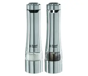 Russell Hobbs Classics 23460-56 / Młynki do soli i pieprzu / na 4X baterie AA / stal nierdzewna