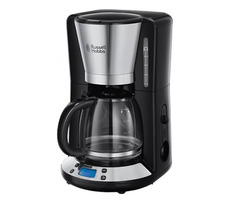 Russell Hobbs Victory 24030-56 / ekspres przelewowy / czajnik 1,25 l / stal nierdzewna / czarny