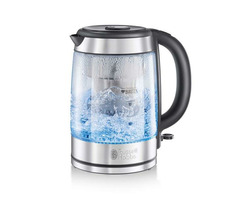 Russell Hobbs Clarity 20760-57 / Szybkowar / 2200 W / 1L / Filtr wody Brita / szkło / srebrny