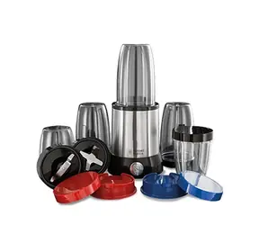 Russell Hobbs Nutri Boost 23180-56 / blender stołowy / 700 W / 3x 0,7L / 2x 0,35L / akcesoria / stal nierdzewna