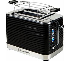 Russell Hobbs Inspire Black 24371-56 czarny / Toster / 860 W / regulowany poziom opiekania / ruszt do opiekania 