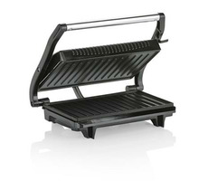 Tristar GR-2846 / elektryczny grill kontaktowy / 700 W / do 210 °C / srebrno-czarny