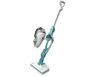 Black&Decker FSMH1321-QS / mop parowy + odkurzacz / 1300W / 500 ml / 20 min pracy / 6 m / biało-niebieski