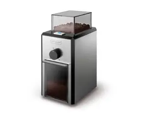 DeLonghi KG89 srebrny / młynek do kawy / pojemnik 120 g / 110 W / 16 stopni zgrubności 
