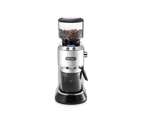 DeLonghi KG521.M srebrny / młynek do kawy / pojemnik 350 g / 150 W / 18 stopni grubości 