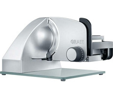 Graef Master M20 srebrna / elektryczna krajalnica do żywności / 170 W / średnica noża 170 mm / grubość cięcia 0-20 mm