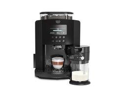 Krups EA819N Arabica Latte / ekspres do kawy / 1450 W / 1,7 l / 4 przepisy / czarny / wyprzedaż końcowa