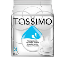 Tassimo Śmietanka do kawy / Śmietanka w kapsułkach / 16 szt.