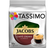 Tassimo Jacobs Caffe Crema Classico / Kawa w kapsułkach / 16 szt.
