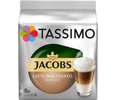Tassimo Jacobs Latté Macchiato / Kawa w kapsułkach / 8 szt.