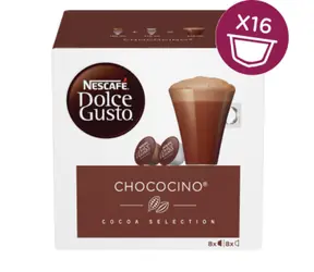 NESCAFÉ Dolce GUSTO GST Chococino / Czekolada w kapsułkach / 8 szt. mleka + 8 szt. czekolady