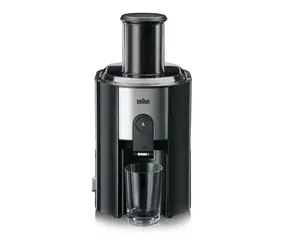 Braun J 500 black / sokowirówka / 900 W / 1,25 l soku / 2 l miazgi / 2 prędkości