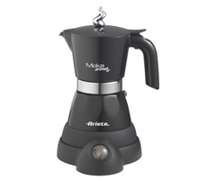 Ariete 1358 Moka Aroma czarny / Czajnik elektryczny do moki / 400 W / 2 | 4 filiżanki