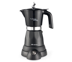 Ariete 1368 Moka Aroma Grande czarny / czajnik elektryczny do moki / 480 W / 4 | 6 filiżanek / trzymać w cieple