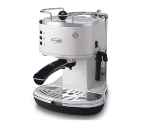 DeLonghi ECO 311.W Icona biały / Ekspres do kawy z dźwignią / 1100 W / 1,4 l / 15 bar / spieniacz do mleka / automatyczne wyłączanie