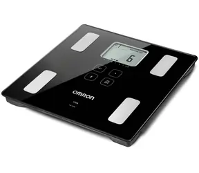 Omron Viva BF-222T czarna / Waga osobista z monitorem składu ciała / BT / Android i iOS / nośność 150 kg