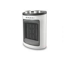 Beper RI-080 biały / Kompaktowy wentylator na gorące powietrze / 1500W / termostat / zabezpieczenie przed przegrzaniem