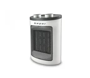 Beper RI-080 biały / Kompaktowy wentylator na gorące powietrze / 1500W / termostat / zabezpieczenie przed przegrzaniem