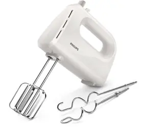 Philips Daily Collection HR3705|00 biały / Blender ręczny / 300 W / 5 prędkości / długość kabla 1,2 m