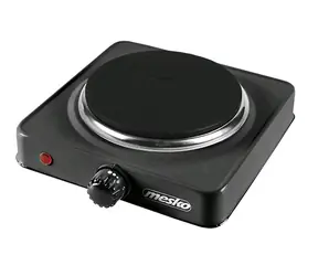 Mesko MS6508 czarny / Kuchenka elektryczna jednopłytowa / 1000W / średnica płyty 154mm / termostat