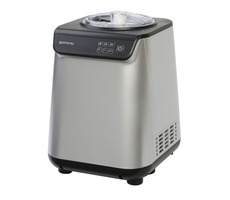 Guzzanti GZ 151A srebrno-czarny / Maszynka do lodów / 135W / kompresor / temperatura -18°C (+ 3-5°C) / Pojemnik 1,2 l / Wyświetlacz LED