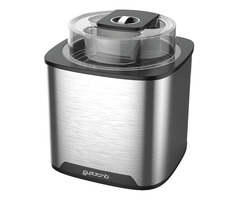 Guzzanti GZ 159 srebrno-czarny / Maszynka do lodów / 12W / Pojemnik 2,0 l / timer