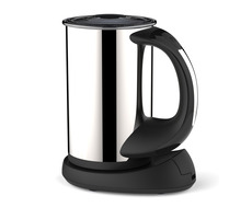 Guzzanti GZ 004 srebrno-czarny / Automatyczny spieniacz do mleka / 500 W / 115 ml pianki / 240 ml mleka