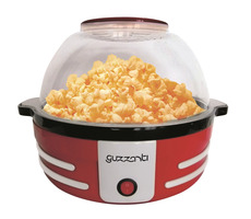 Guzzanti GZ 135 czerwony / Maszyna do popcornu na gorące powietrze / 1200 W / miska do serwowania