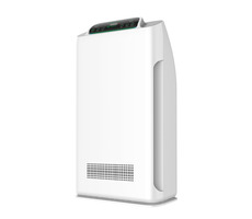 Guzzanti GZ 995 biały / Oczyszczacz powietrza / 80 W / 320 m3-h / 29 dB / 3 poziomy filtracji / wyświetlacz
