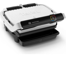 TEFAL Optigrill Elite GC750D30 srebrny / Grill kontaktowy / 2000 W / 12 programów / Grill. powierzchnia: 600cm2