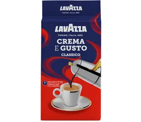 Lavazza Crema e Gusto 250 g / Kawa mielona / 30% Arabica i 70% Robusta / Pakowanie próżniowe / po sprzedaży