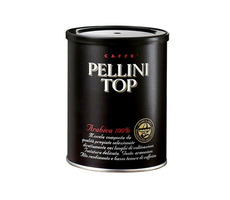 Pellini TOP 100% Arabica 250 g / Kawa mielona / 100% Arabica / Puszka