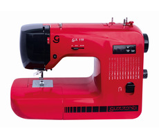 Guzzanti GZ 119 czarno-czerwona / Maszyna do szycia / 60 programów szycia / 42 W