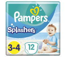 Pampers Splashers 12 szt. / Pieluszki / Rozmiar 3-4 (6-11 kg)