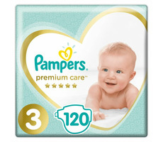 Pampers Premium Care Mega box Midi (120 szt.) / Pieluszki / Rozmiar 3 (6-10 kg)