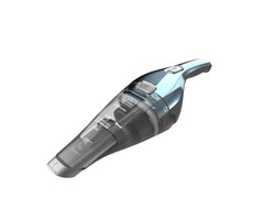 Black&Decker NVC220WBC-QW srebrno-niebieski / Akumulatorowy odkurzacz ręczny / 7,2V / 1,5Ah / 0,37 l / do 12 minut