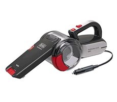Black&Decker Pivot PV1200AV-XJ czarno-czerwony / Odkurzacz samochodowy 12V / 0,44 l / 1060 l-min / kabel 5 m