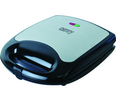 Camry CR3023 czarno-srebrny / Opiekacz do kanapek / 1100W / 4 kanapki 