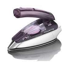 Rowenta DA1511F1 / Żelazko parowe podróżne / 1000W / 70 ml / podwójne napięcie 120V i 240V / kabel 2 m / fioletowe