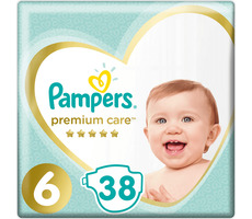 Pampers Premium Care Value Pack Extra Large (38 szt.) / Pieluchy / Rozmiar 6 (13+ kg)