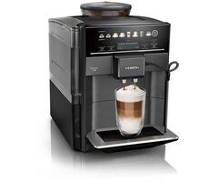 Siemens EQ.6 PLUS s100 TE651319RW czarny / Automat do kawy / 1500W / 1,7 l / 15 bar / kawa ziarnista i mielona